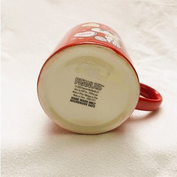 Peanuts Snoopy Joe Cool Valentine's Hearts 16oz Ceramic Mug-NEW - Picture 6 of 6